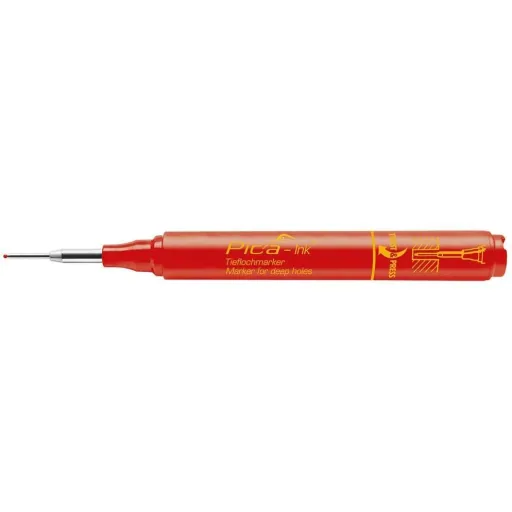 Blis 150/40 marking pen for deep holes - permanent - red