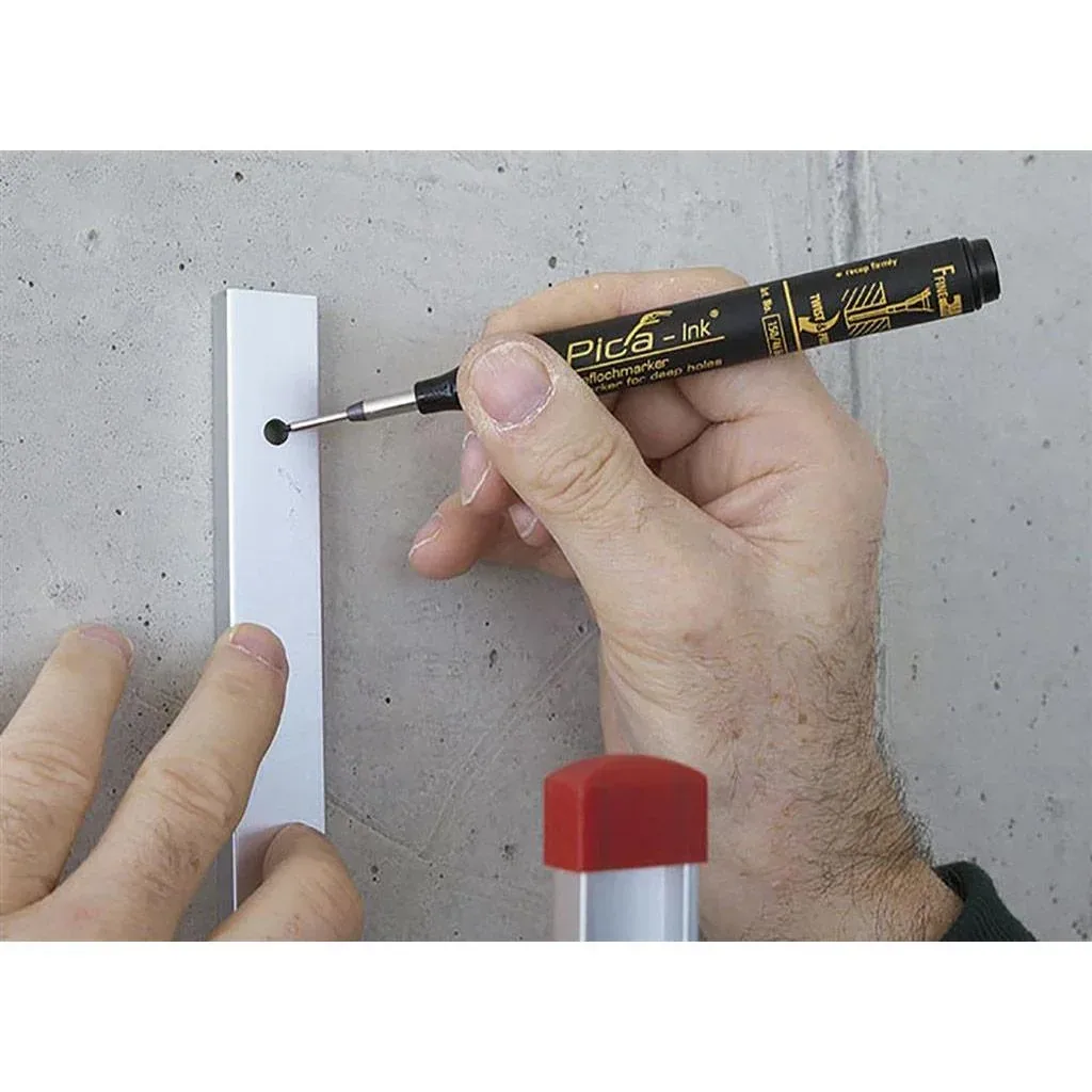 Blis 150/40 marking pen for deep holes - permanent - red