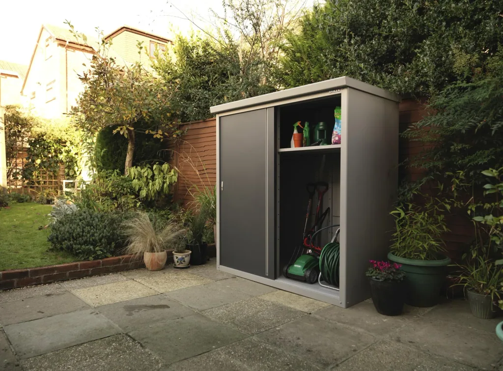 Tool Shed Guardian D63 176×98×187 cm Anthracite – Aluzinc Steel, 2 Sliding Doors