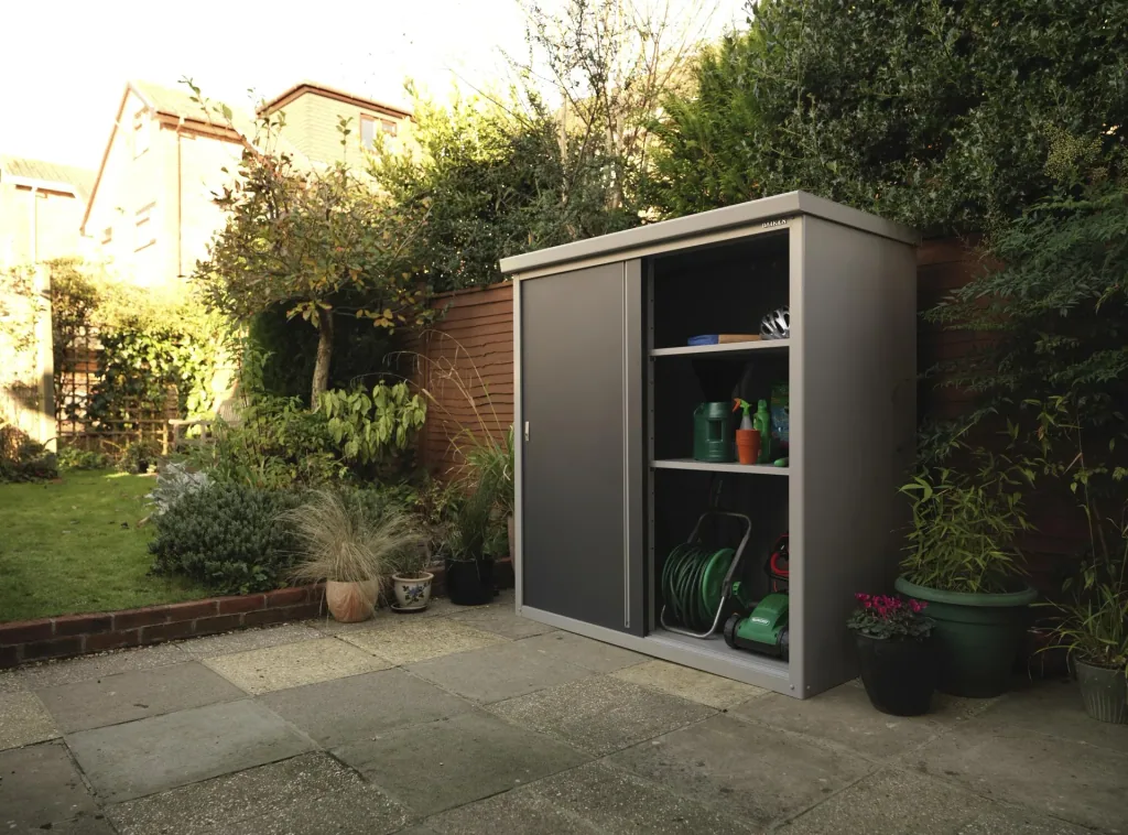 Tool Shed Guardian D63 176×98×187 cm Anthracite – Aluzinc Steel, 2 Sliding Doors