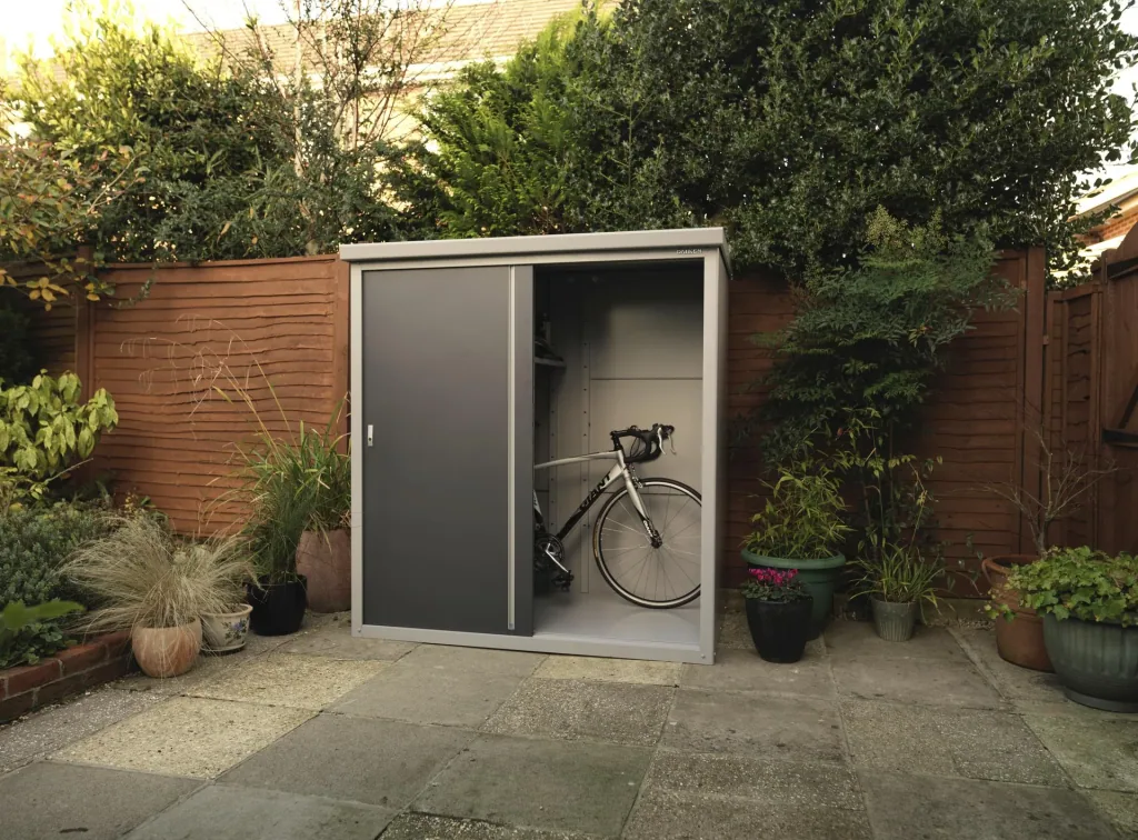 Tool Shed Guardian D63 176×98×187 cm Anthracite – Aluzinc Steel, 2 Sliding Doors