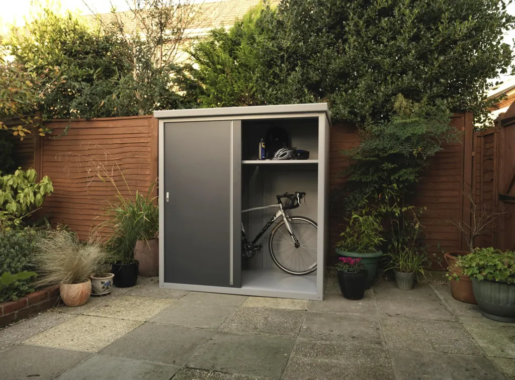 Tool Shed Guardian D63 176×98×187 cm Anthracite – Aluzinc Steel, 2 Sliding Doors