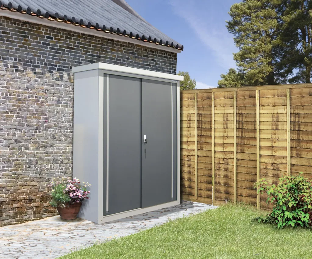 Tool Shed Guardian D63 176×98×187 cm Anthracite – Aluzinc Steel, 2 Sliding Doors