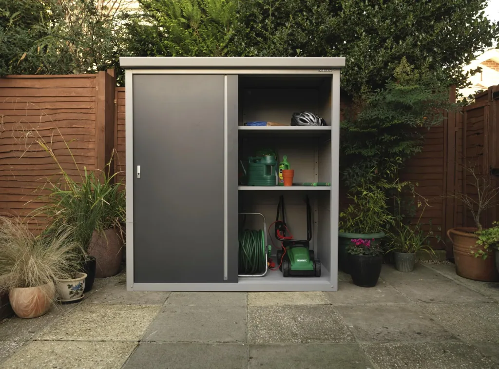 Tool Shed Guardian D63 176×98×187 cm Anthracite – Aluzinc Steel, 2 Sliding Doors