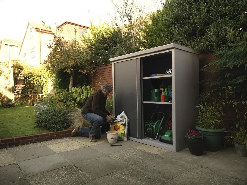 Tool Shed Guardian D63 176×98×187 cm Anthracite – Aluzinc Steel, 2 Sliding Doors
