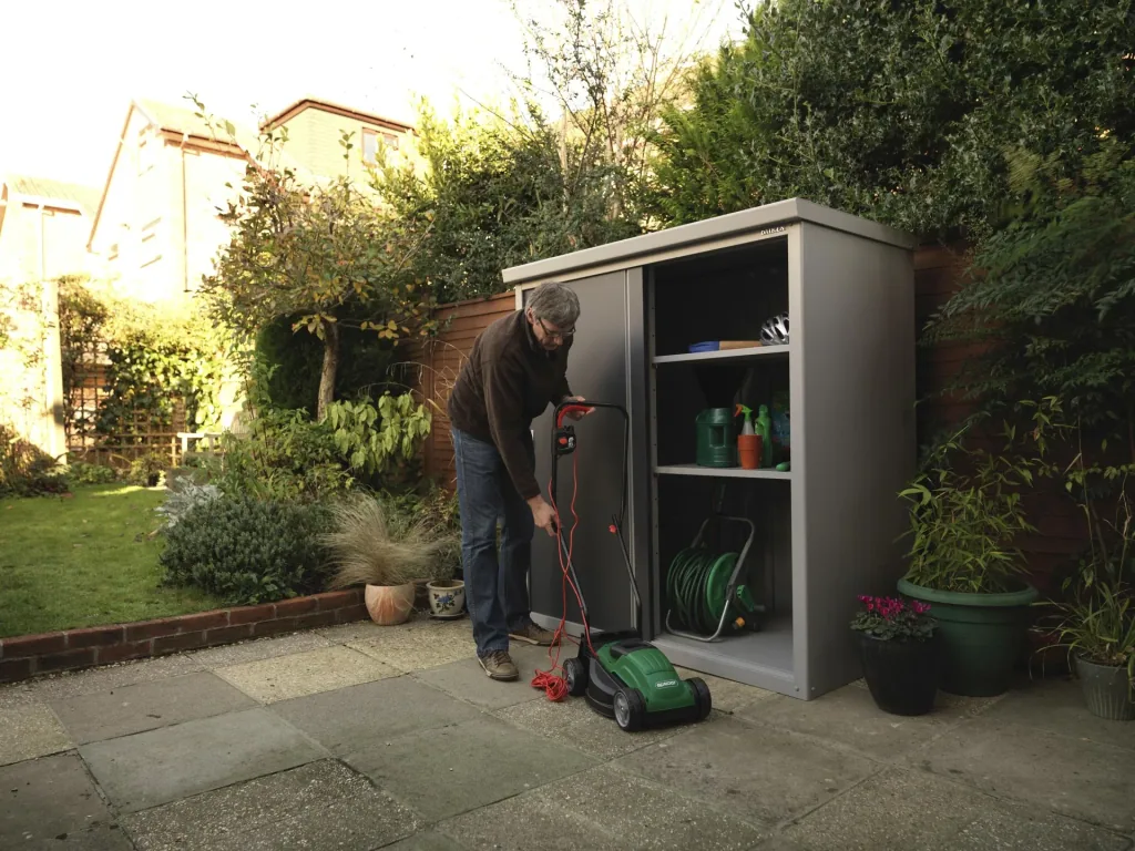 Tool Shed Guardian D63 176×98×187 cm Anthracite – Aluzinc Steel, 2 Sliding Doors
