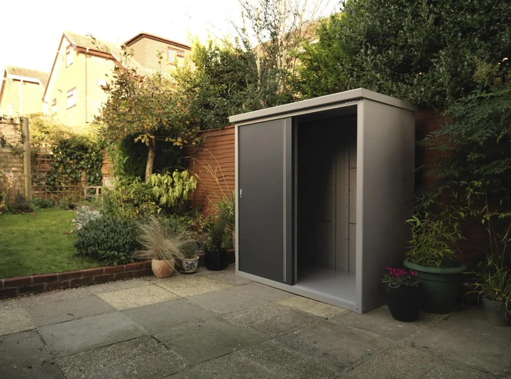 Tool Shed Guardian D63 176×98×187 cm Anthracite – Aluzinc Steel, 2 Sliding Doors