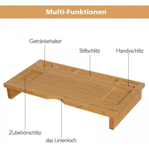 Monitor stand with 7 slots