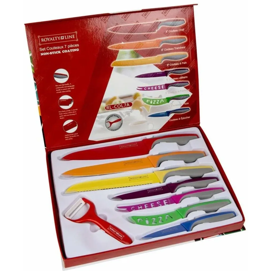 RL-COL7A - 7-piece knife set - with peeler