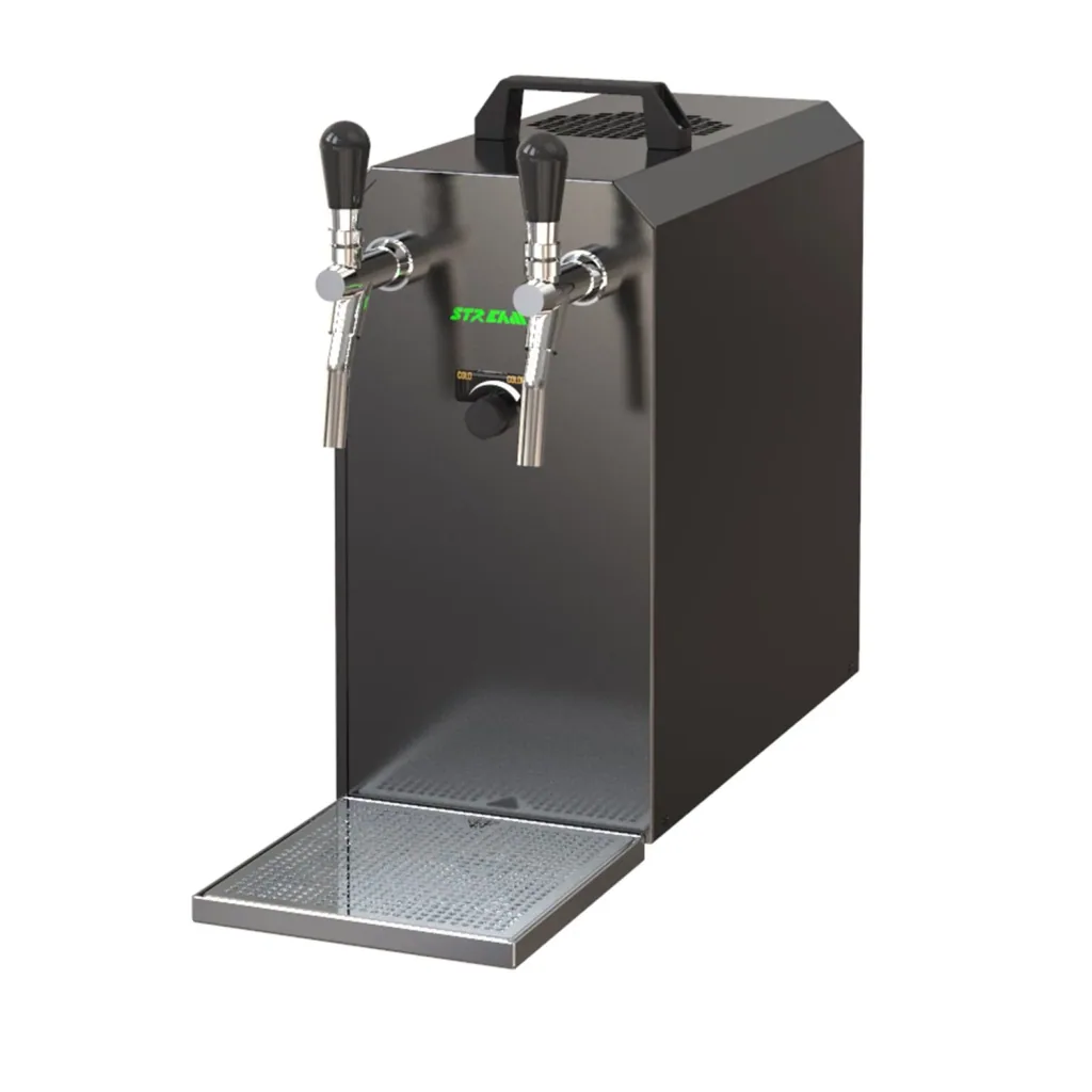 STREAM 50 Beer Tap System - 2-Line Draft Dispenser with 55L/H Cooling