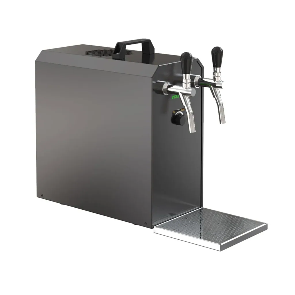 STREAM 50 Beer Tap System - 2-Line Draft Dispenser with 55L/H Cooling