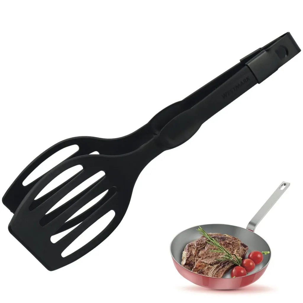 Double turner and serving tongs "Duetto Flonal"