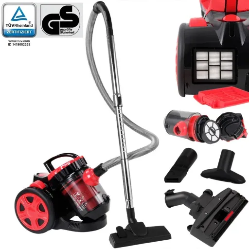 Vacuum cleaner - 900 watts - Multi Cyclone red