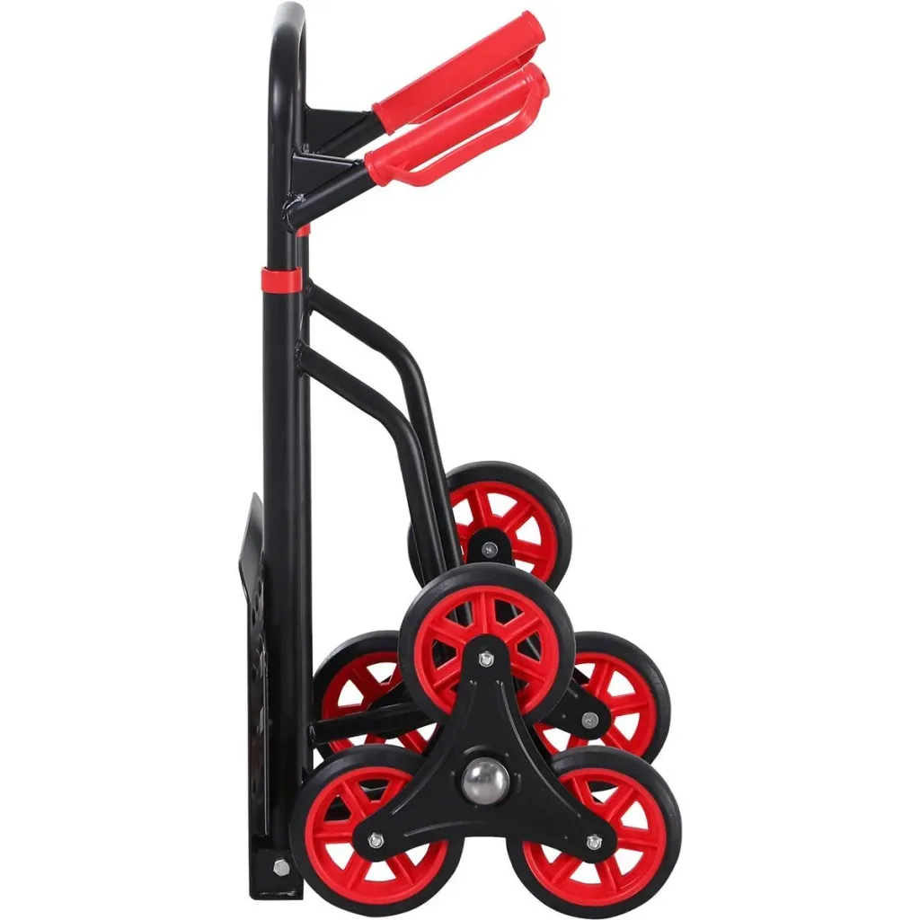 Stair climber height adjustable black/red