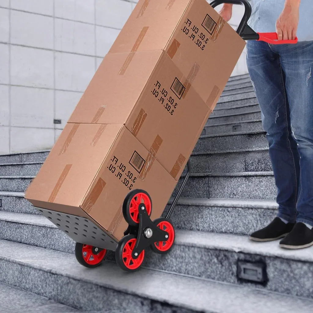 Stair climber height adjustable black/red