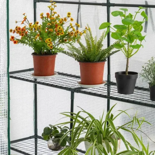 Greenhouse made of foil 195x143x143cm