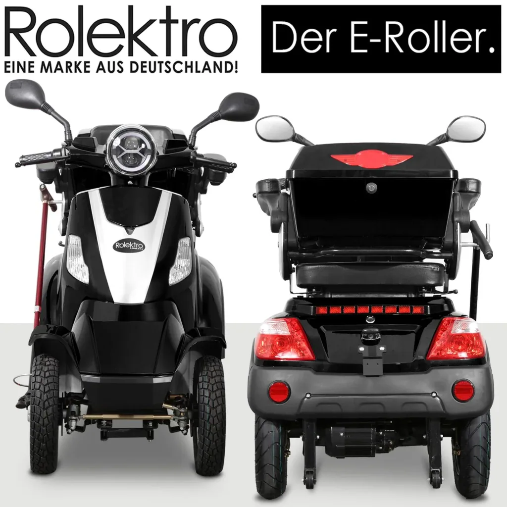 E-Quad 25 V. 2 Black - 1,000 Watt + Road Legal