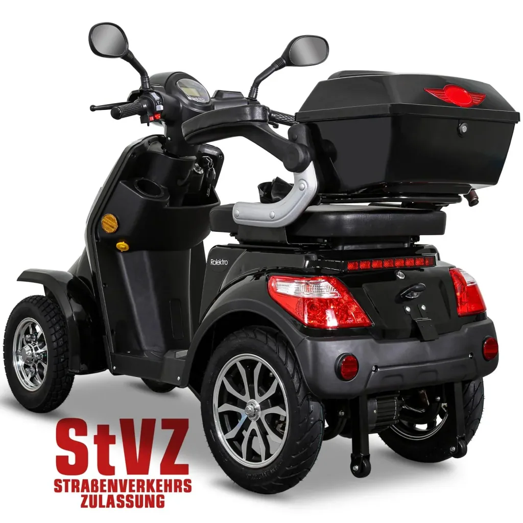 E-Quad 25 V. 2 Black - 1,000 Watt + Road Legal