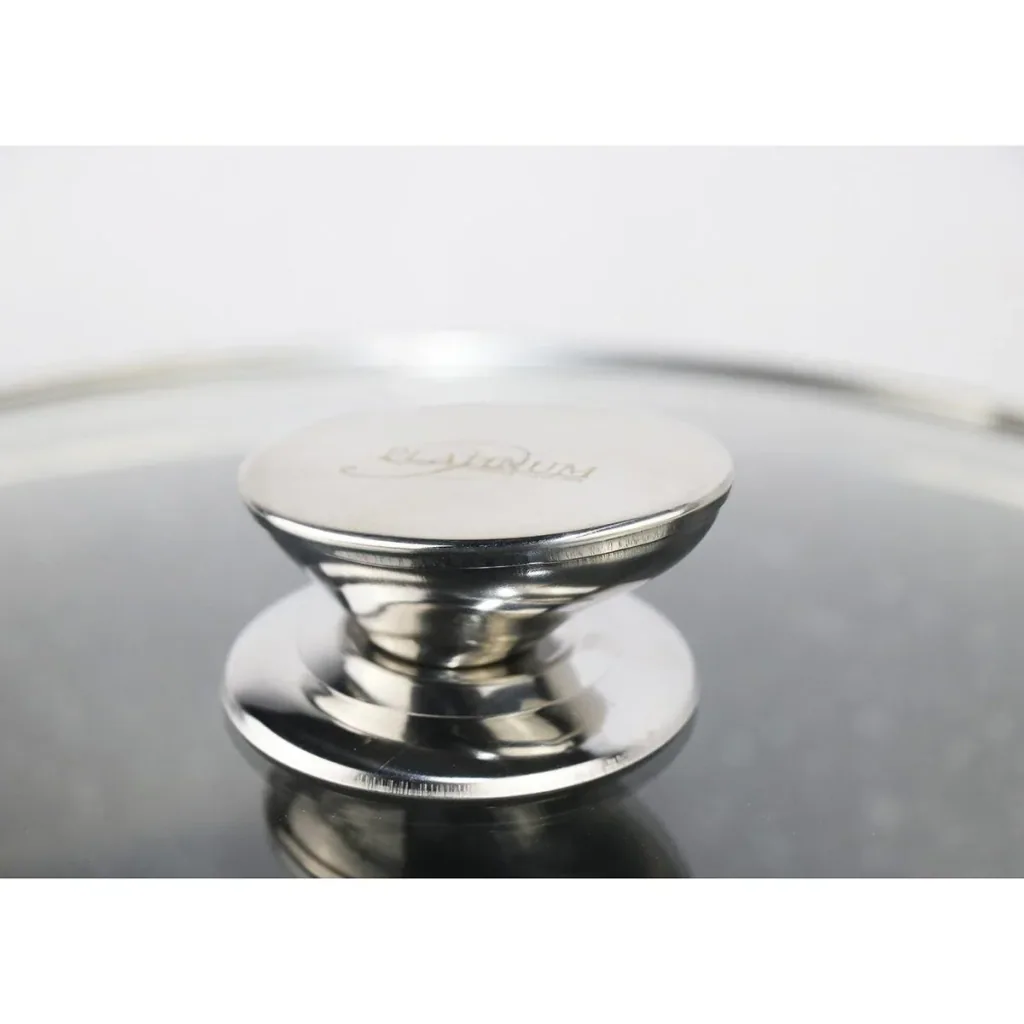 Saucepan/Casserole - with lid - 28 cm - Black