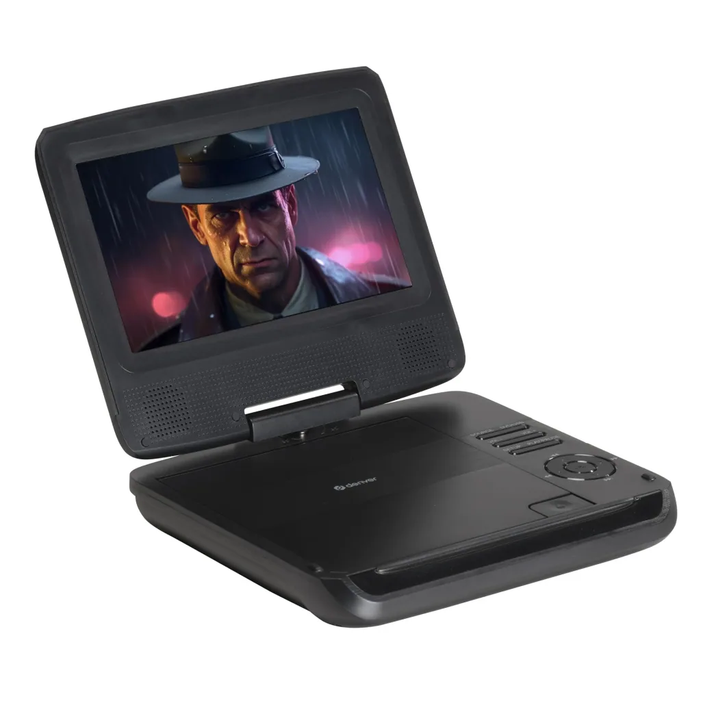 Portable DVD player with 7 inch display, battery and AVI playback