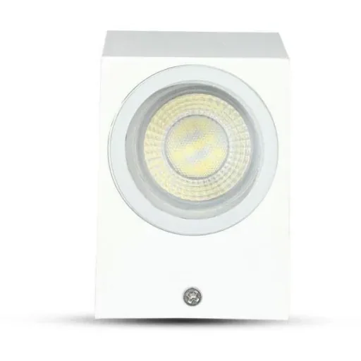 - Outdoor light - 2 lights - Wall light - Rectangle - GU10 - IP44 - White