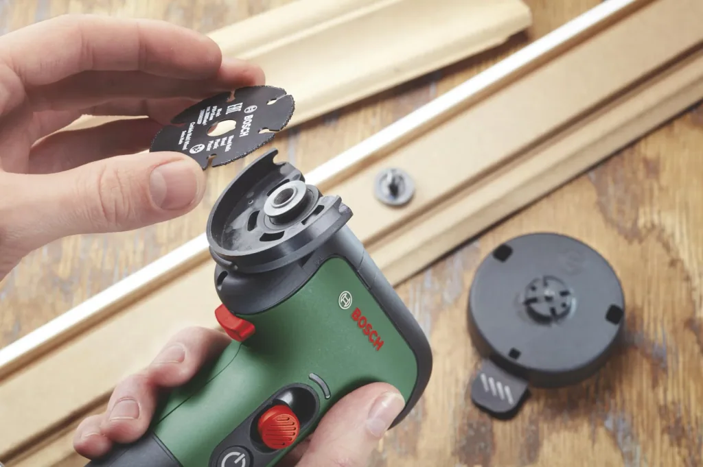 Cordless angle grinder EasyCut&Grind, 7.2 V including accessories