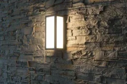 LED wall light KEANU, powder-coated aluminum, 18 watts, 660 lm, warm white