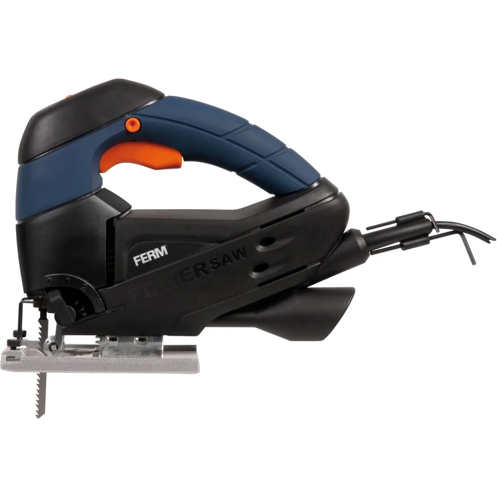 JSM1014 Pendulum jigsaw 710W - 4 pendulum positions - 0-45 degrees adjustable - Incl. 3 saw blades, parallel guide and