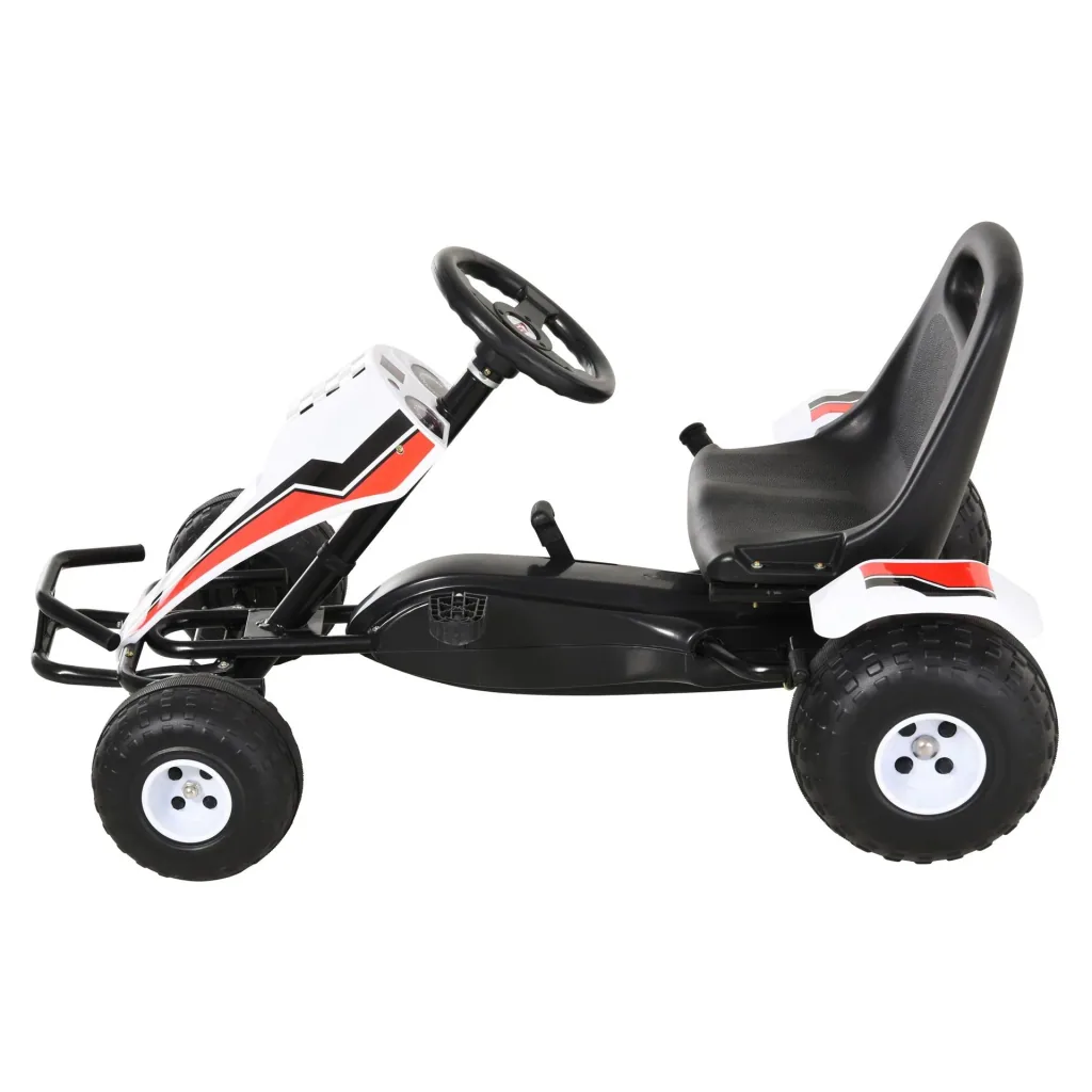 Children's go-kart with handbrake