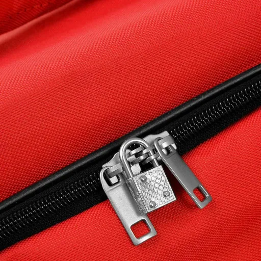 XXL travel bag with trolley function red 160 L