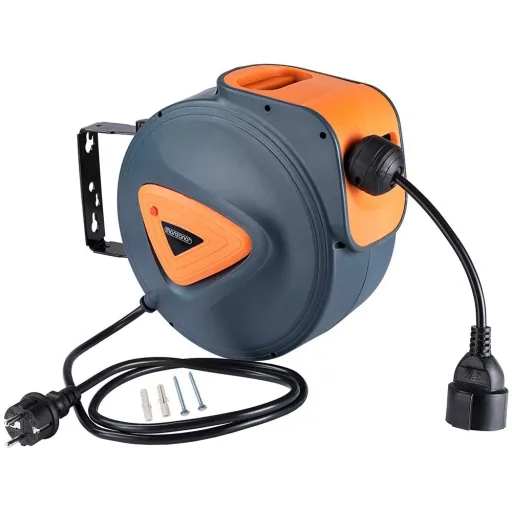 Automatic cable reel 15m+1.5m connection cable