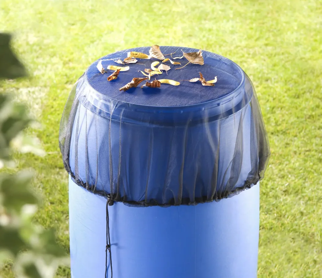 Battery-powered rain barrel pump 11.1 V including rain barrel net