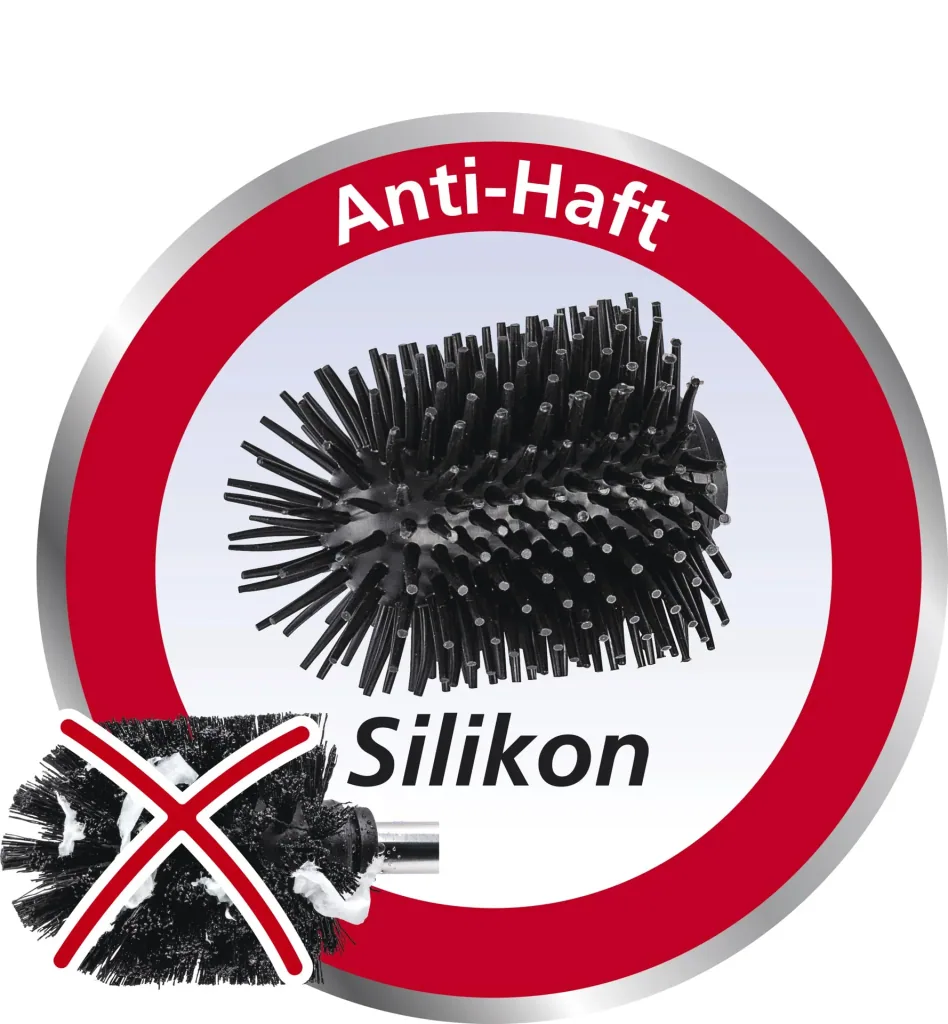 Non-stick toilet brush