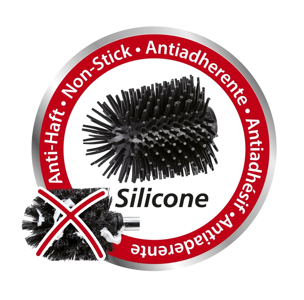 Non-stick toilet brush