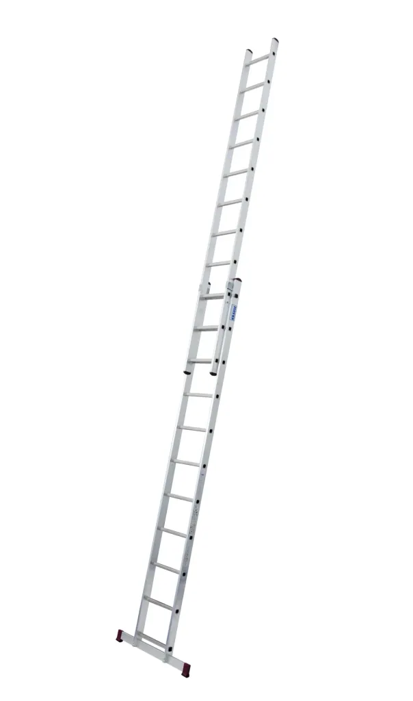 Aluminum extension ladder 2 x 11 rungs