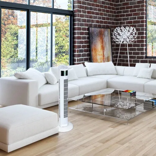 Tower fan white 96cm INCLUDED