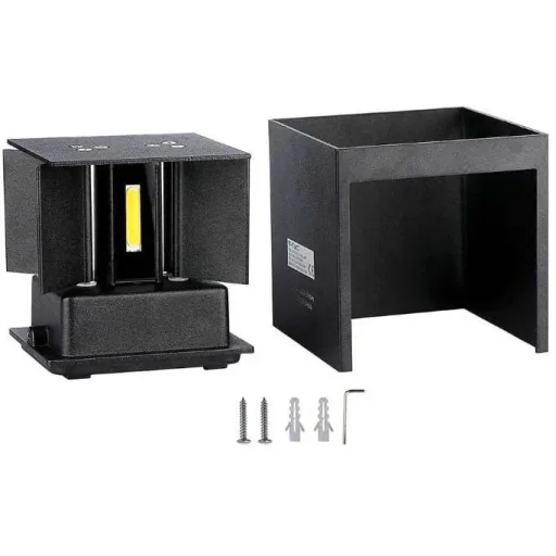 VT-759-12 LED wall light - 11W - 3000K - 1360 lumens - Black