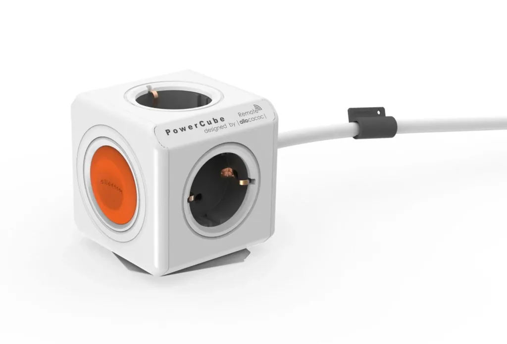 PowerCube Extended Remote with 4 sockets and remote control