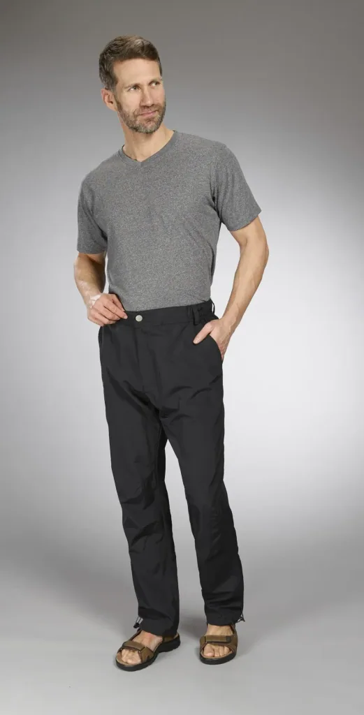 V-neck shirt, anthracite/melange, size M