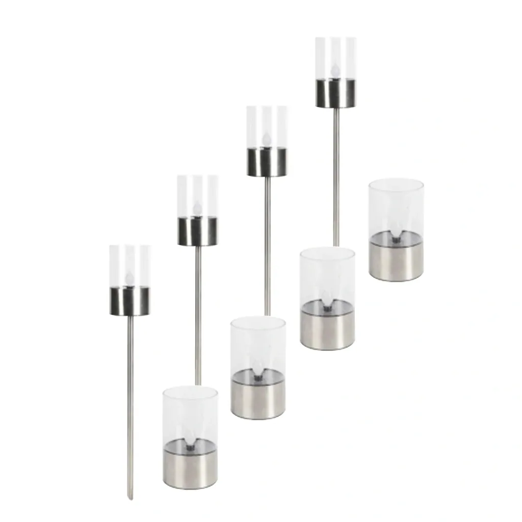 LED solar light set of 4