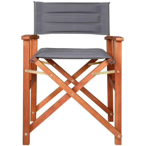 Folding Directional Chair Anthracite Eucalyptus FSC
