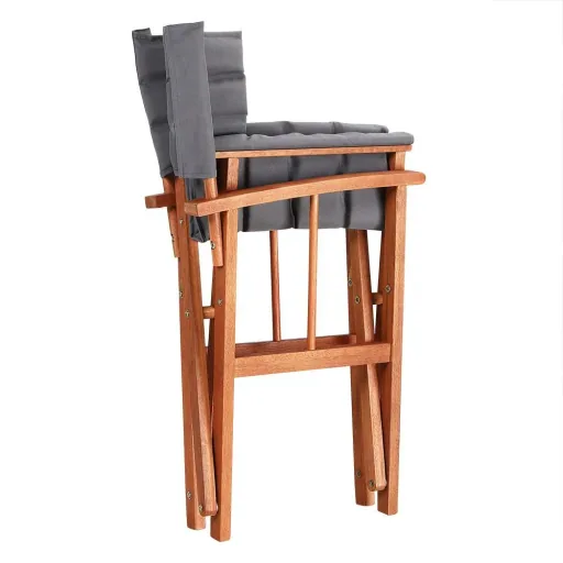 Folding Directional Chair Anthracite Eucalyptus FSC
