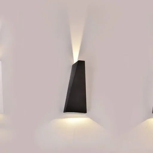 VT-826 LED wall light - 4W - 3000K - 450 lumens - Black