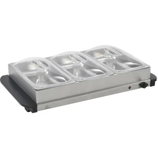 Buffet warmer 300 W 3x2.5 L stainless steel