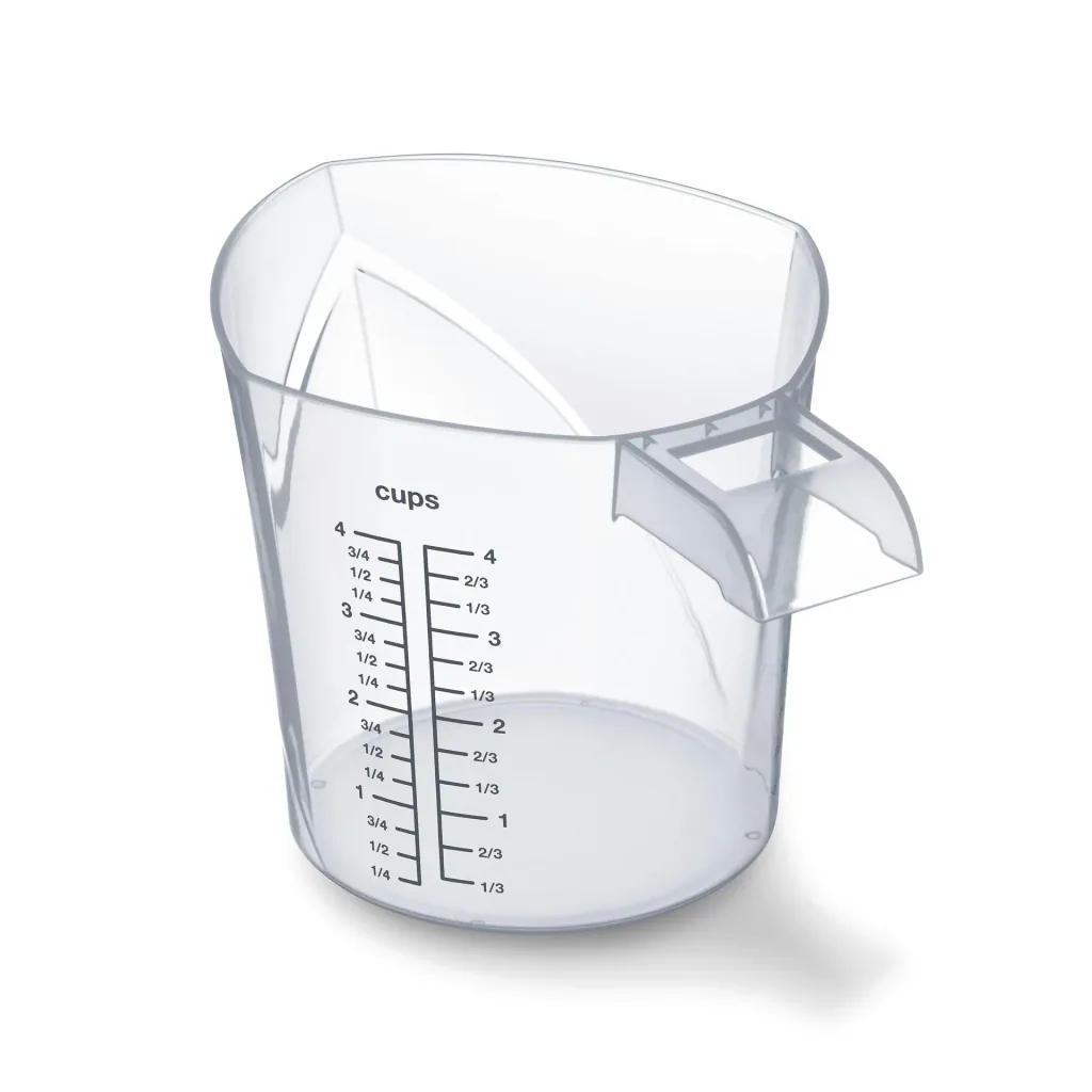 Digital measuring cup scale “Mia”, up to 3 kg, white, removable measuring cup