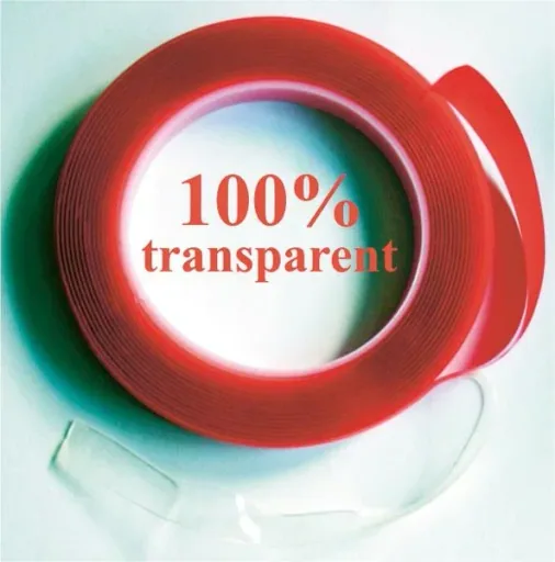 Power Tape: double-sided, transparent adhesive tape
