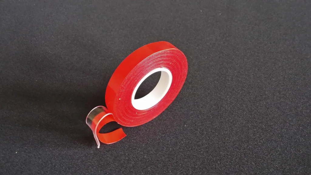 Power Tape: double-sided, transparent adhesive tape