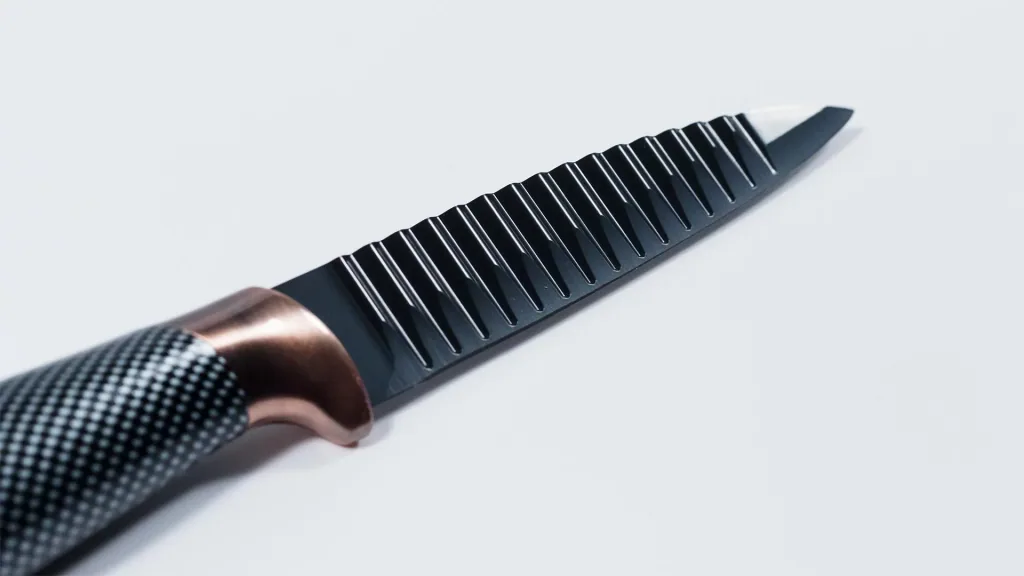 Carbon knife set with peeler, 6 pieces
