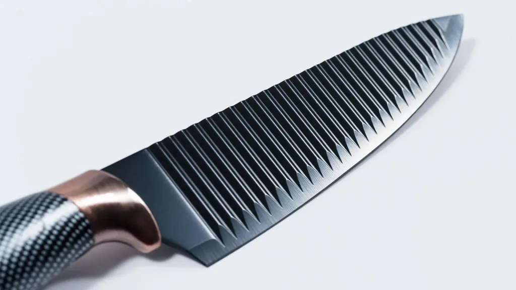 Carbon knife set with peeler, 6 pieces