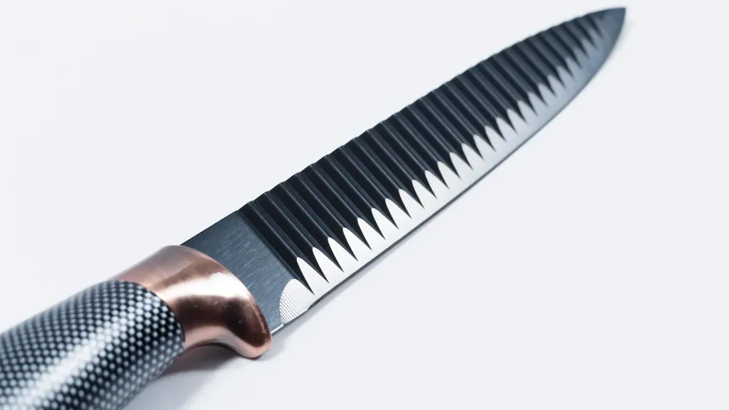 Carbon knife set with peeler, 6 pieces